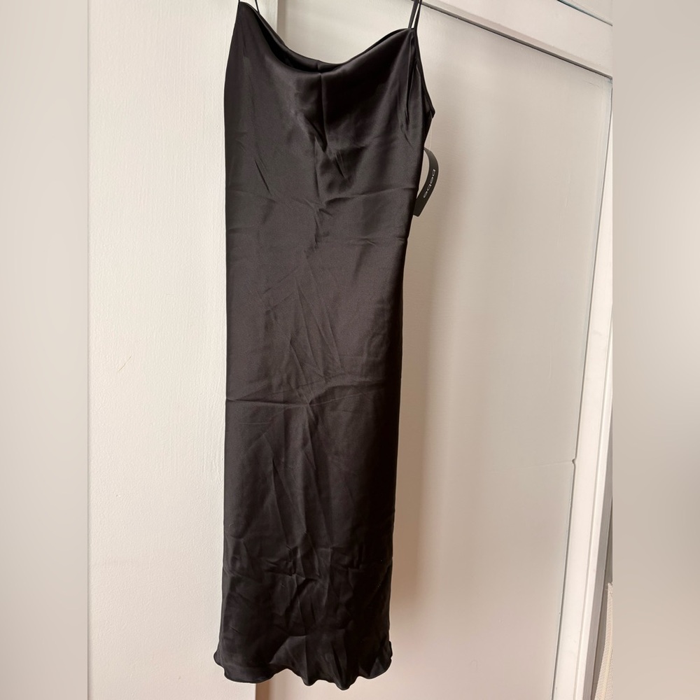 Bebe Women's Black Midi Dress